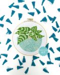 Rikrack Embroidery Kit - Blue Flower Pot