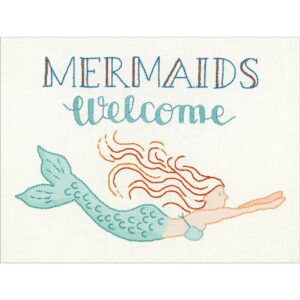 Mermaids Welcome Embroidery Kit
