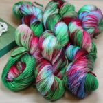 1129-10** Robin Egg Blue, Hot Hibiscus, Green