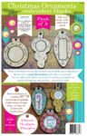 Christmas Ornament Embroidery Blanks