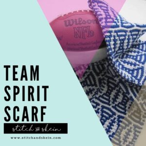 Team Spirit Mosaic Knit Scarf