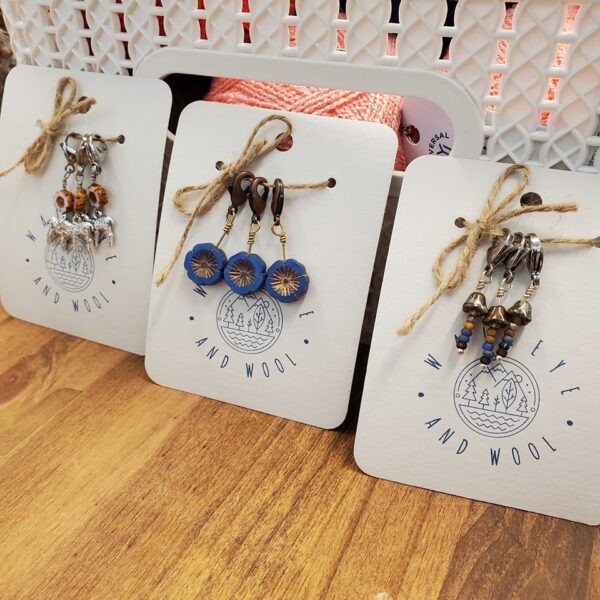 Walleye & Wool Crochet Stitch Markers Stitch & Skein