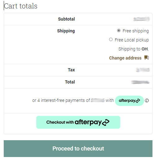 Afterpay in-store payment now contactless