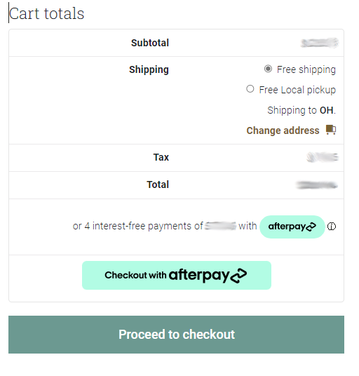 afterpay in store