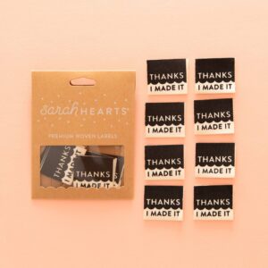 Thanks I Made It Organic Cotton - Sewing Woven Label Tags